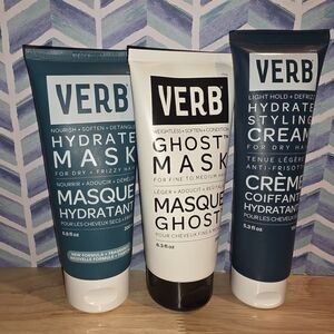 Verb Hydrate Mask, Ghost Mask and Hydrating Styling Cream Set